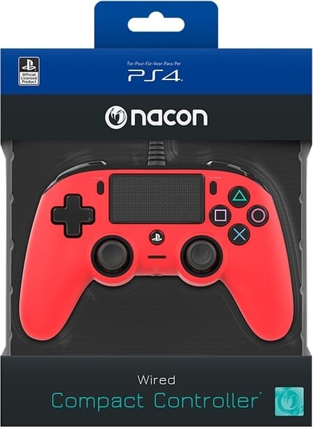MANDO COMPACT CONTROLLER CON CABLE PS4