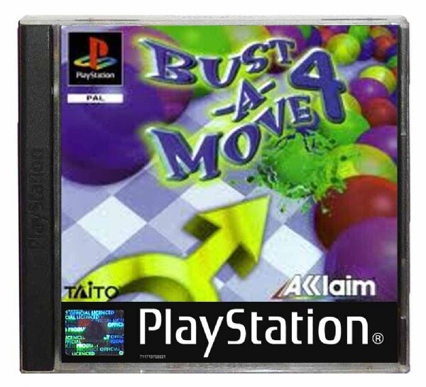 BUST-A-MOVE 4 - PS1 - USADO