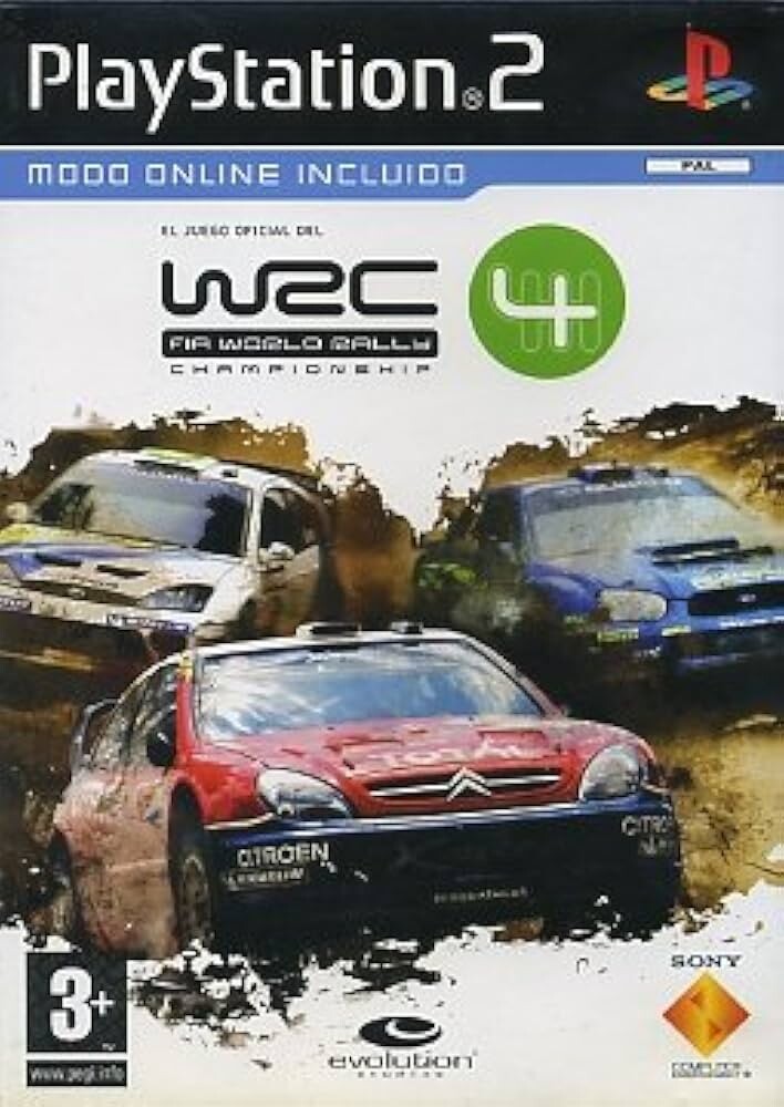 WRC WORLD RALLY CHAMPIONSHIP 4 - PS2 - USADO