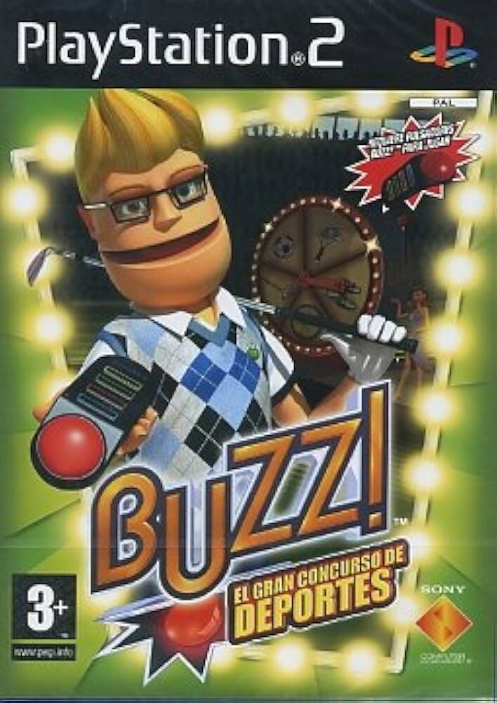 BUZZ! EL GRAN CONCURSO DE DEPORTES - PS2 - USADO