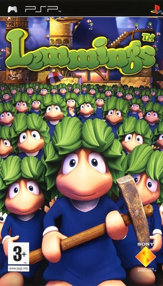 LEMMINGS - PSP - USADO