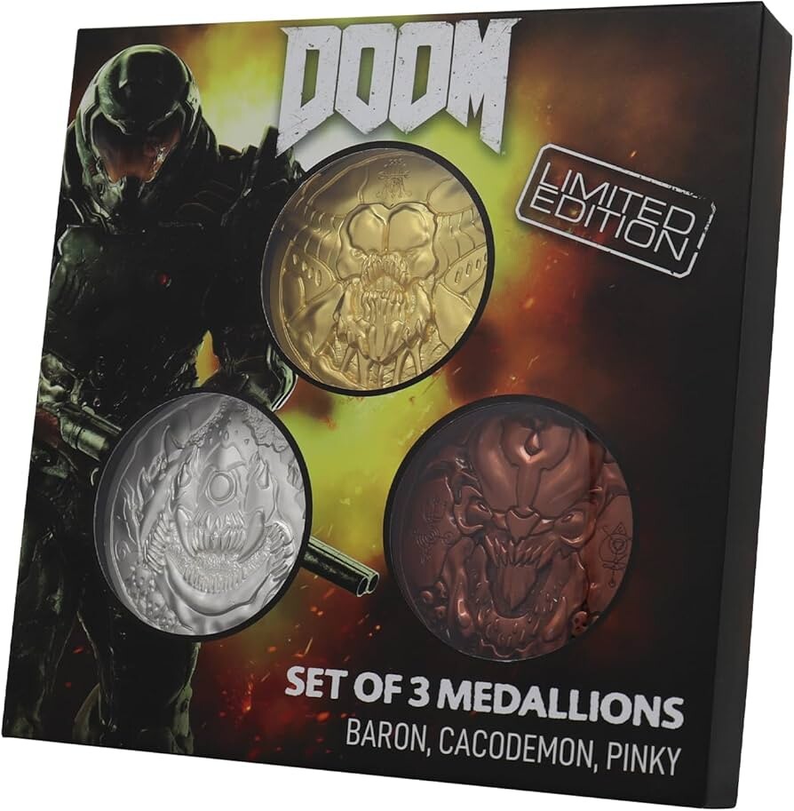 MEDALLONES DOOM EDICION LIMITADA