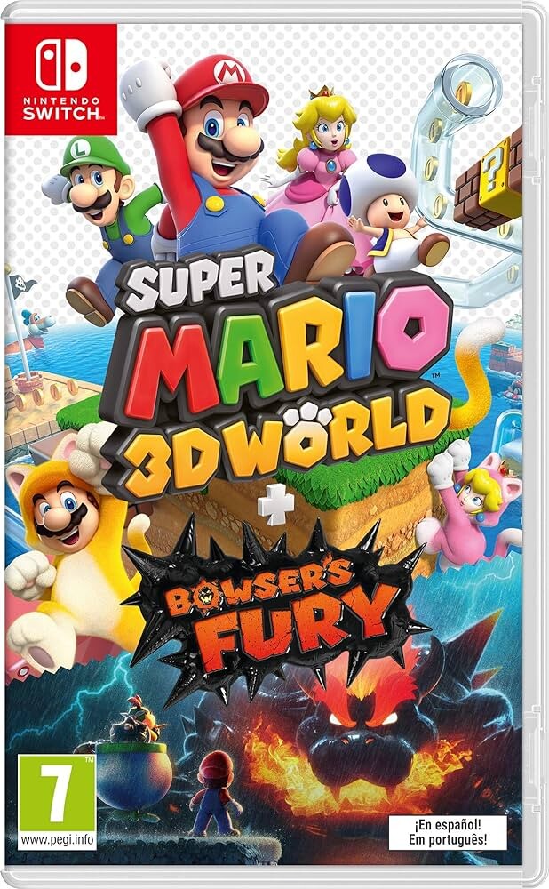 SUPER MARIO 3D WORLD + BOWSER'S FURY - SWITCH - NUEVO