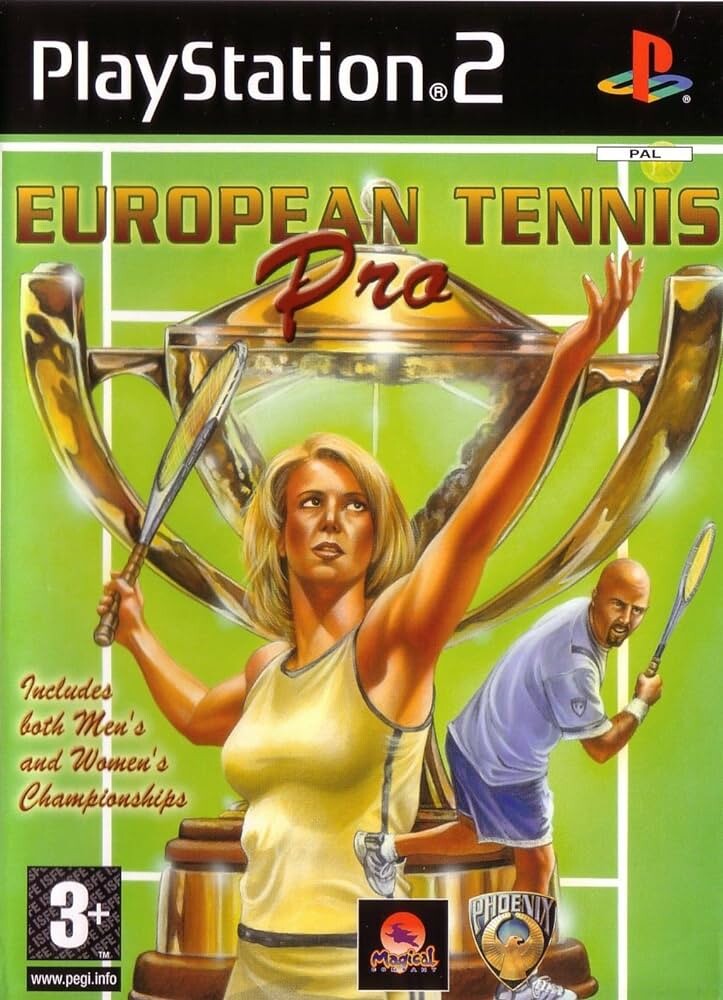 EUROPEAN TENNIS PRO - PS2 - USADO