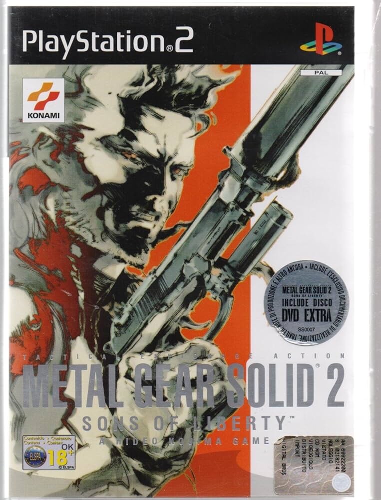 METAL GEAR SOLID 2: SONS OF LIBERTY - PS2 - USADO