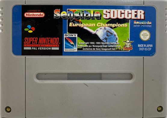 SENSIBLE SOCCER - SUPER NINTENDO SNES - USADO 