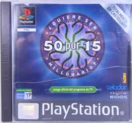 QUIERES SER MILLONARIO 50 POR 15 - PS1/PSX - USADO 