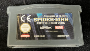 SPIDER MAN BATTLE OF NEW YORK - GAME BOY ADVANCE - USADO 