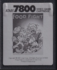 FOOD FIGHT - ATARI 7800 - USADO