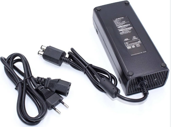 FUENTE DE ALIMENTACIN XBOX 360 SLIM MODELO 1 2 CONECTORES - USADO