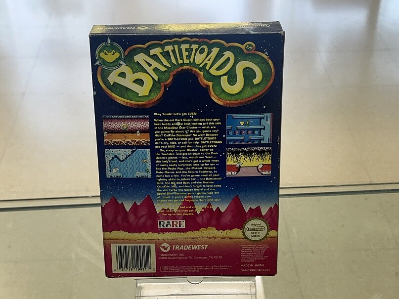 BATTLETOADS - NES - USADO 031719199112