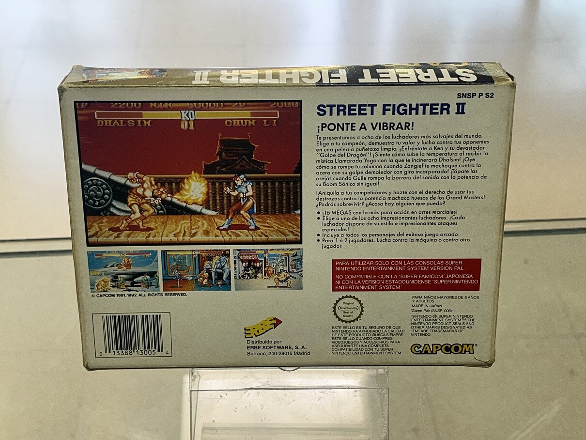 STREET FIGHTER II PAL SUPER NINTENDO - SNES - USADO