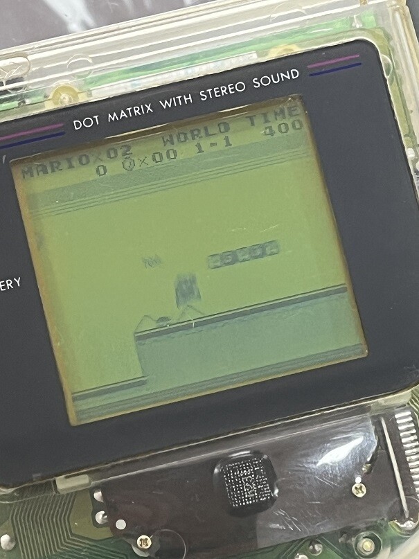 CONSOLA NINTENDO GAME BOY CLASSIC TRANSPARENTE - USADA