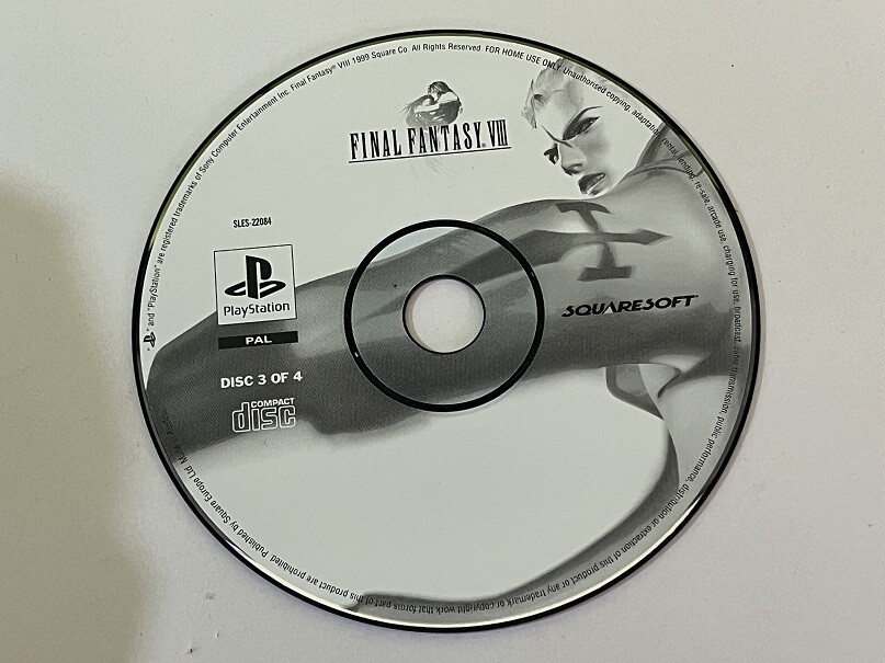 FINAL FANTASY VIII - PS1 - SOLO DISCO 3
