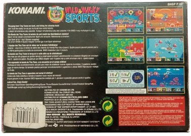 TINY TOONS ADVENTURES WILD & WACKY SPORTS - SNES - USADO