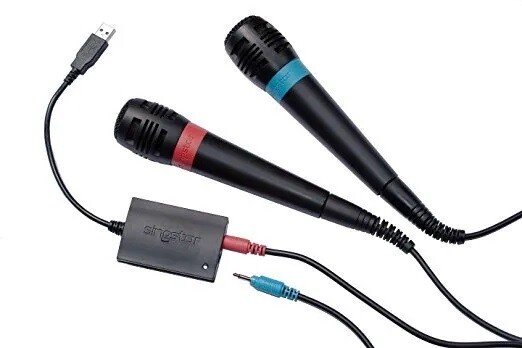 MICROFONOS SINGSTAR - PS2/PS3 - USADO