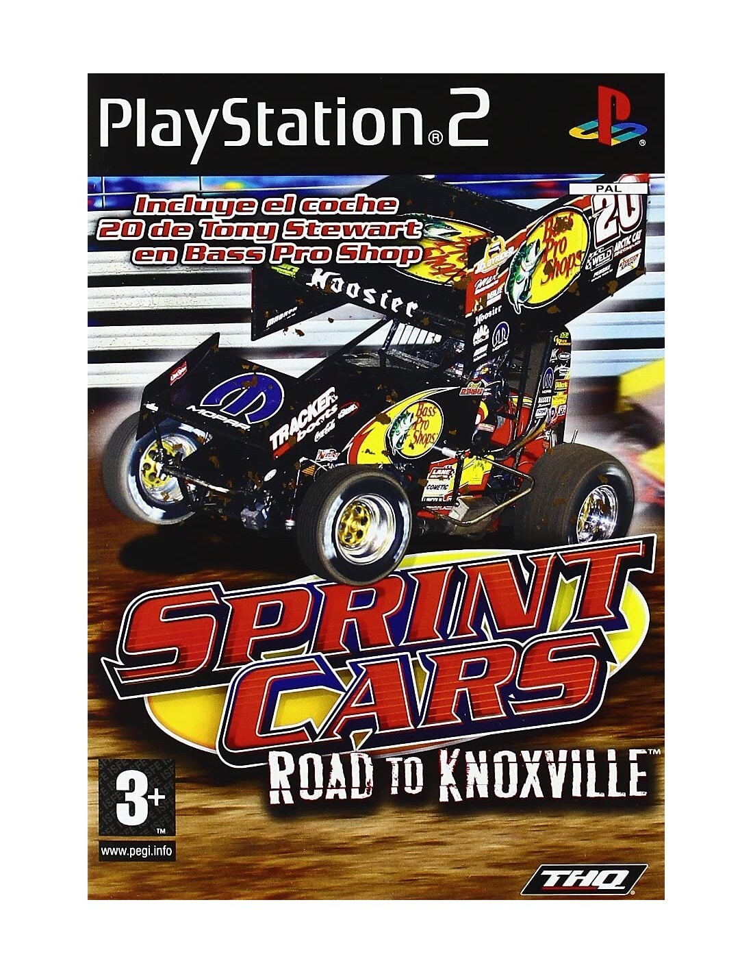 SPRINT CARS ROAD TO KNOXVILLE - PS2 - PRECINTADO